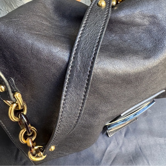 Fendi Lambskin Leather Tortoise Large Mamma Baguette - Picture 7 of 16